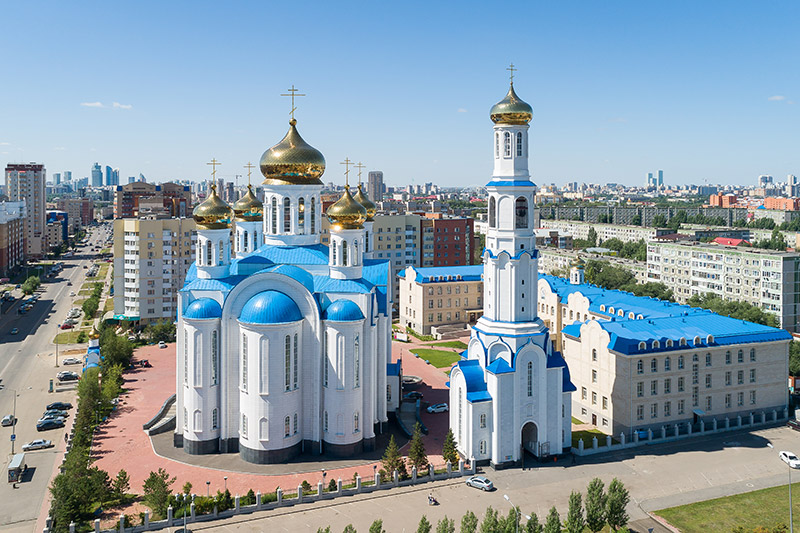 Famous churches of Kazakhstan