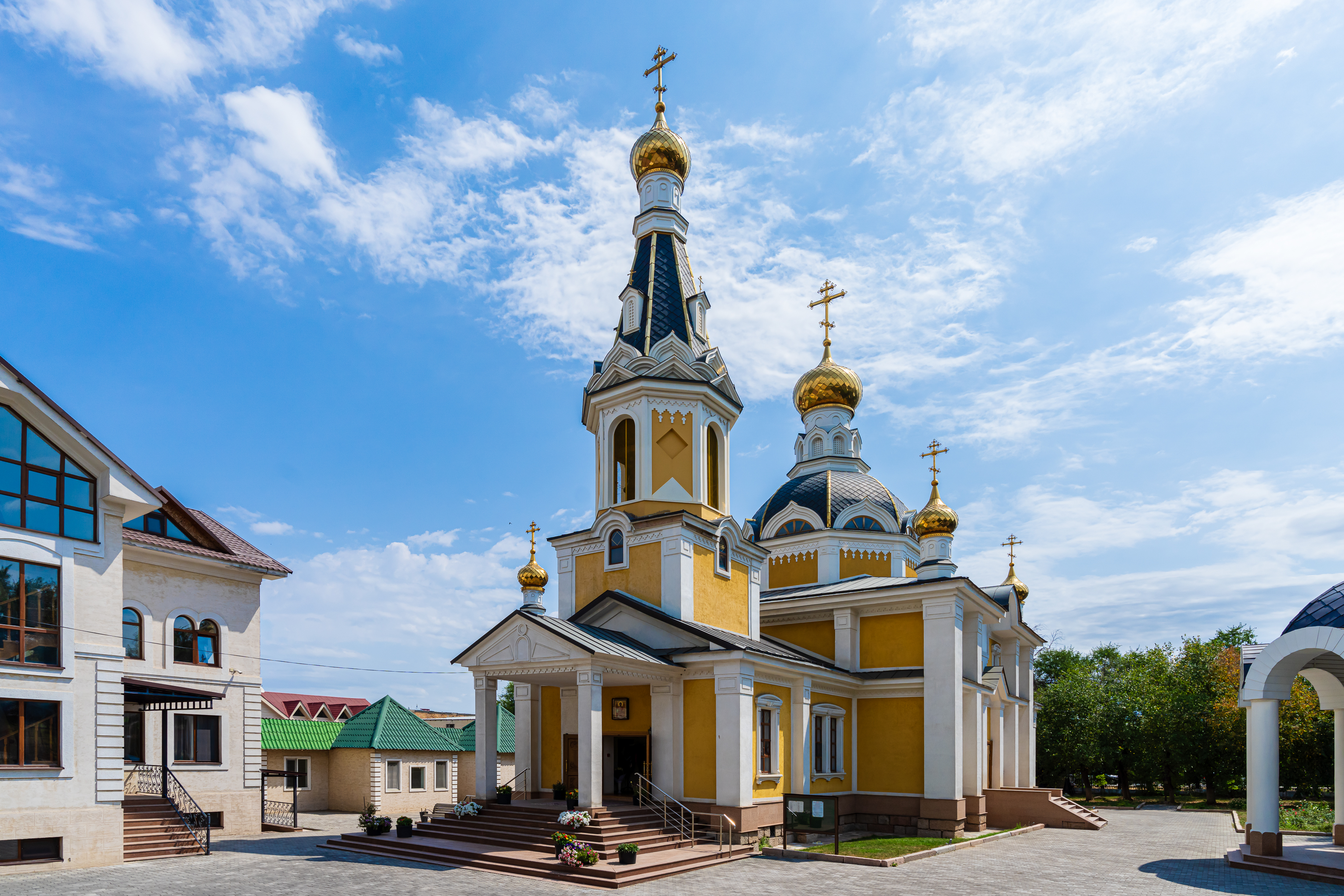 Feast of the Smolensk Icon of the Mother of God: The Head of the Metropolitan District Celebrated the Liturgy at St. Michael the Archangel Cathedral in Kaskelen