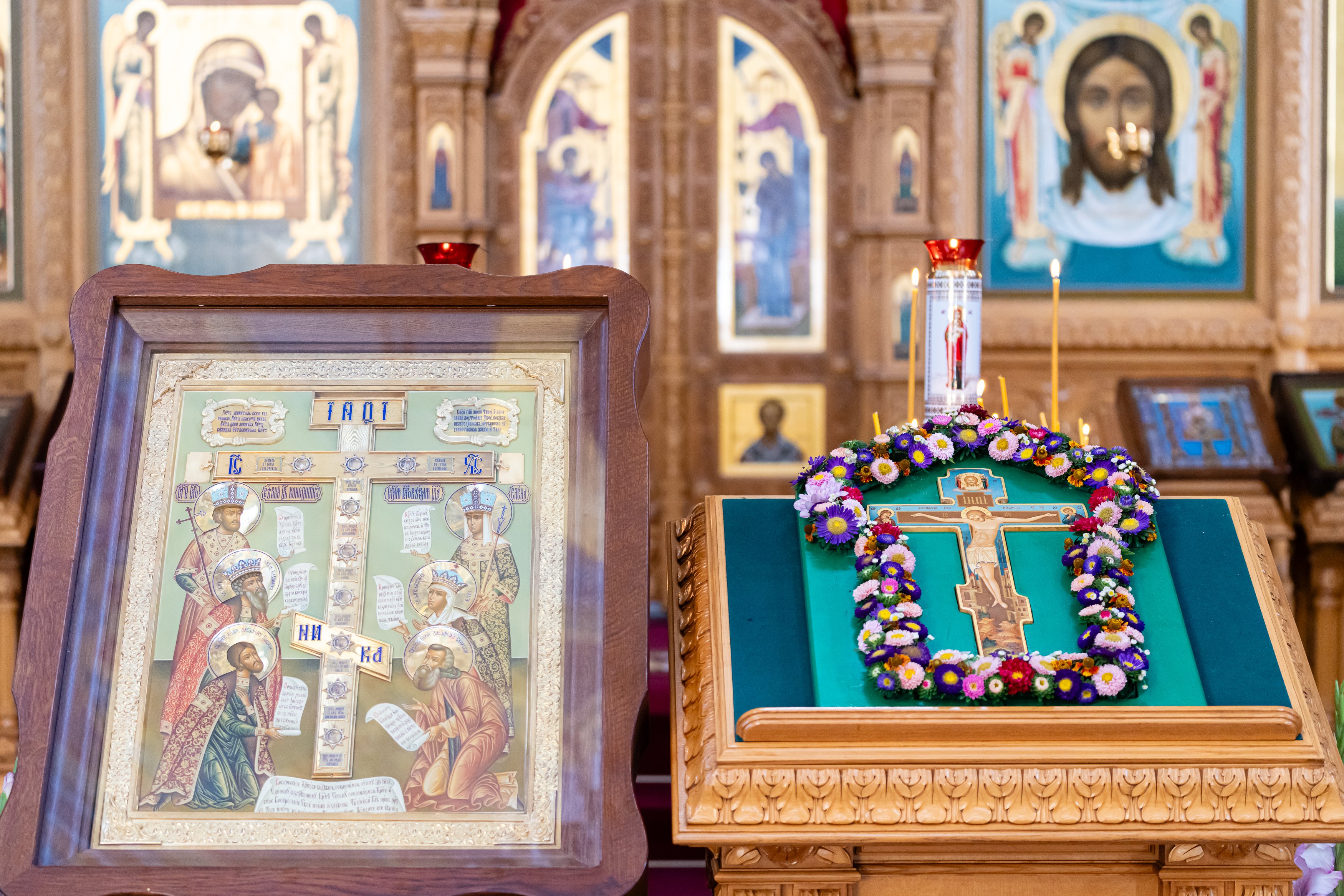 The Feast of the Procession of the Honorable Wood of the Life-Giving Cross of the Lord. Metropolitan Alexander celebrated the Divine Liturgy at the Sophia Cathedral in the Southern Capital.