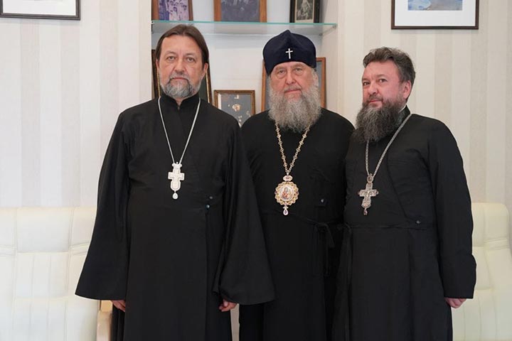 A meeting between Metropolitan Alexander of Astana and Kazakhstan and the Chairman of the Educational Committee of the Russian Orthodox Church