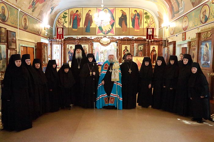 Metropolitan Alexander Elevated Abbess Sebastiana (Plotnikova), the Abbess of the Monastery of the Icon of the Mother of God 