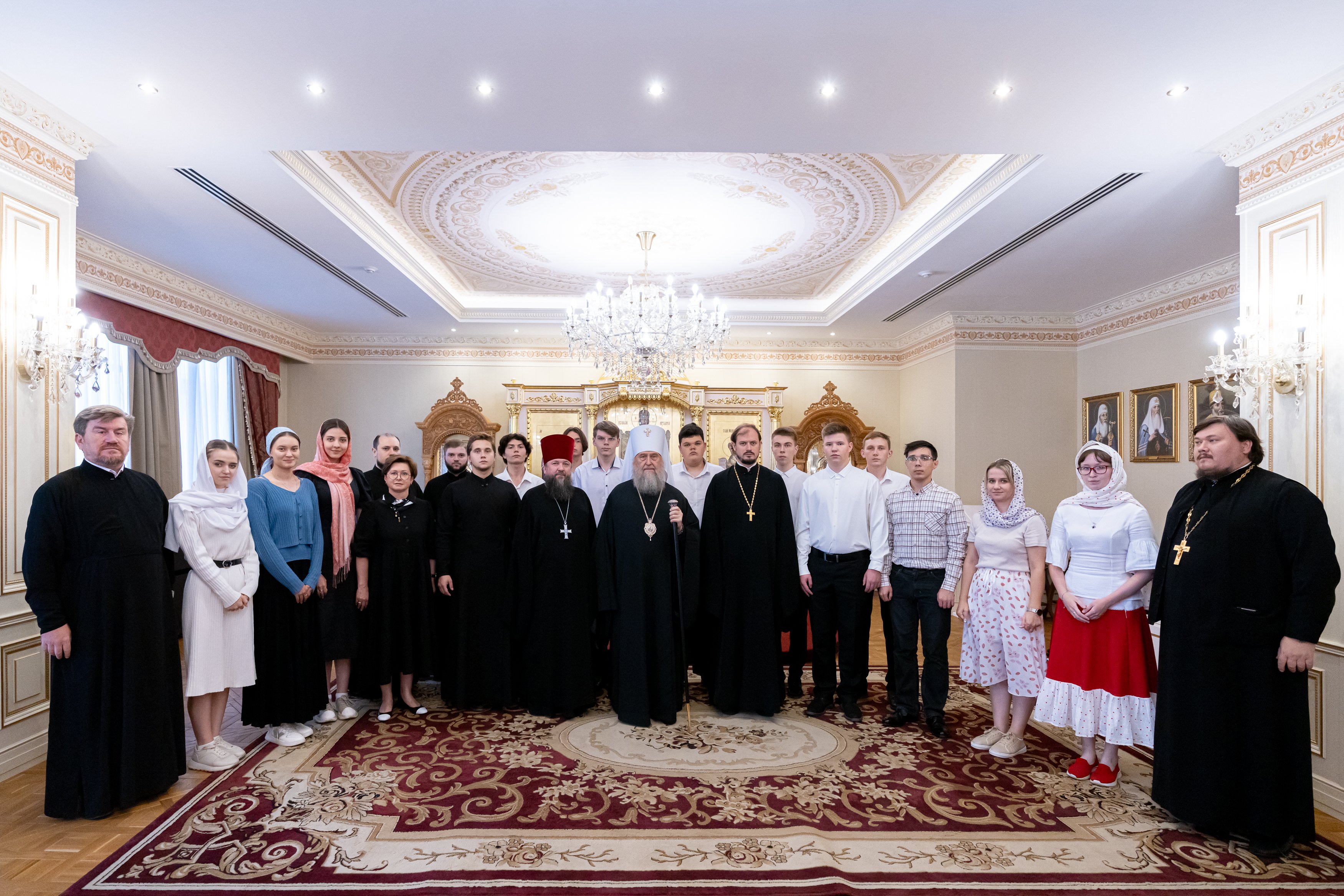 Metropolitan Alexander met with students who entered the Alma-Ata Seminary this year