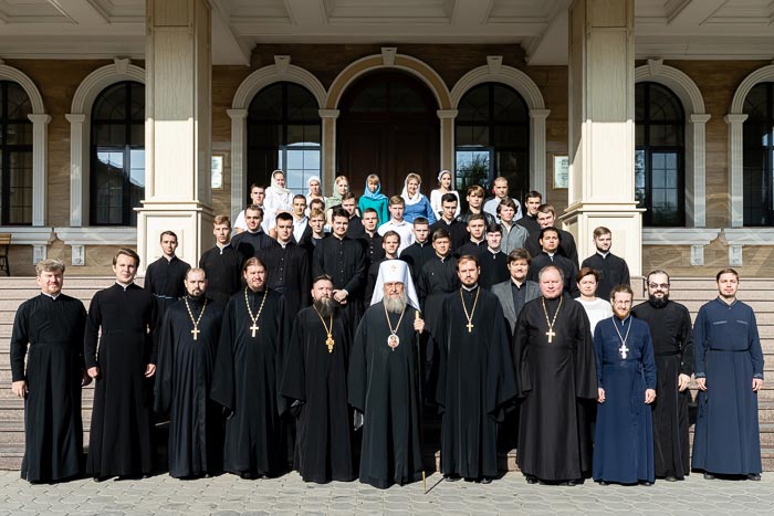 The Head of the Orthodox Church of Kazakhstan is Congratulated on His Name Day by the Faculty, Staff, and Students of the Almaty Orthodox Theological Seminary