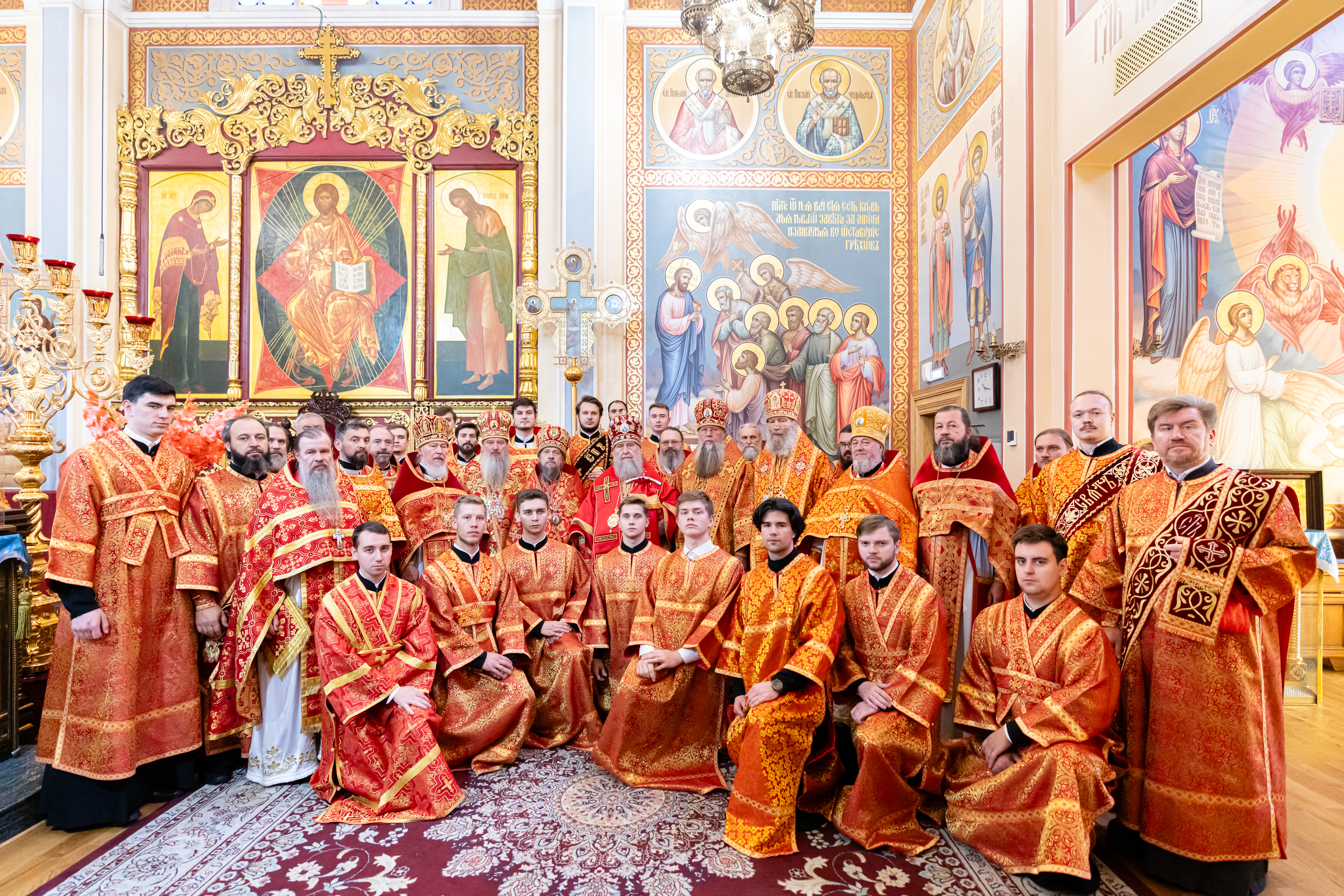 On the day of the commemoration of the Synaxis of New Martyrs and Confessors of Kazakhstan, Metropolitan Alexander celebrated the Divine Liturgy at the Ascension Cathedral of the Southern Capital.