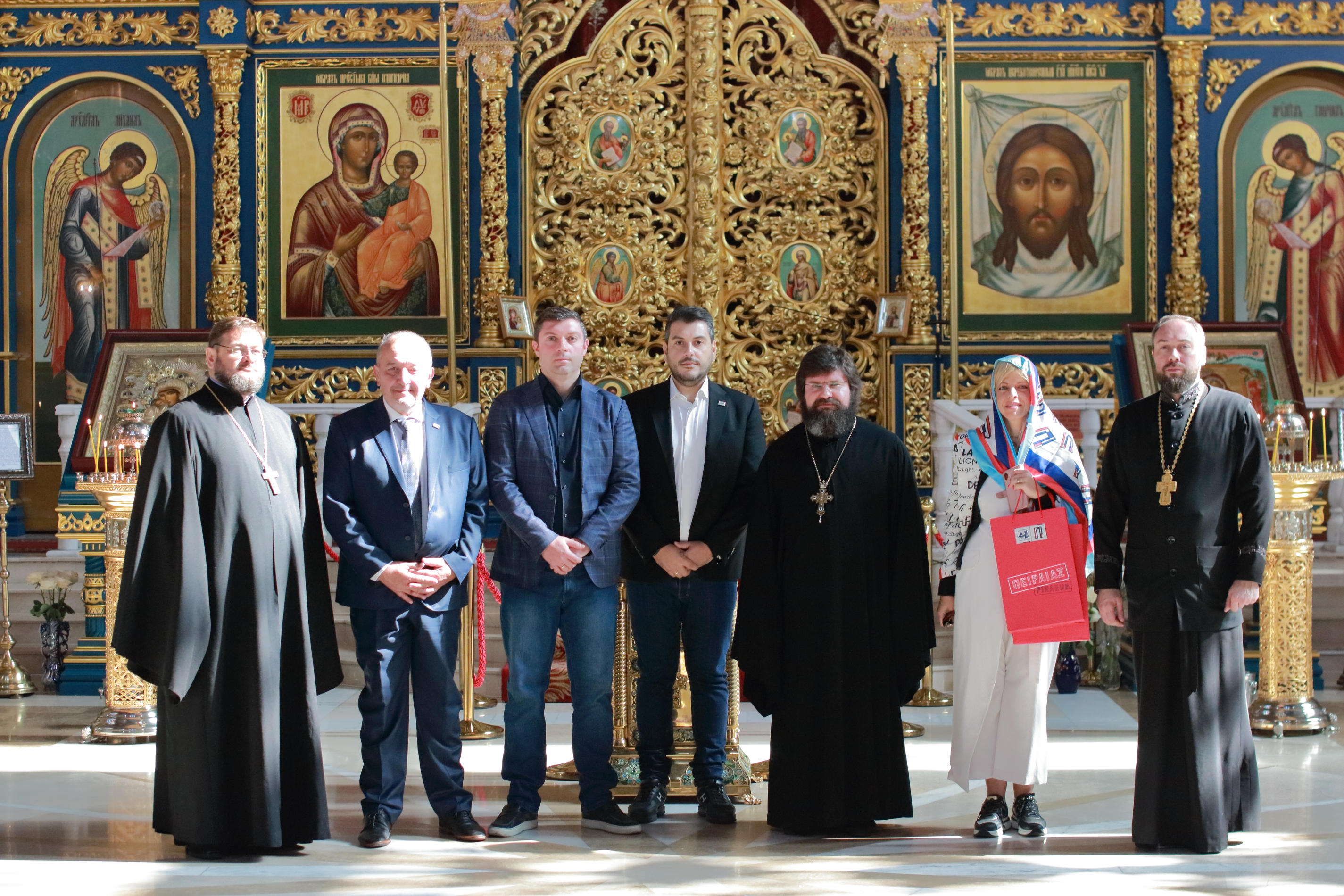 The Vice-Mayor of the Greek city of Piraeus visited the Assumption Cathedral and the Spiritual and Cultural Center of the Metropolitan District in Astana.