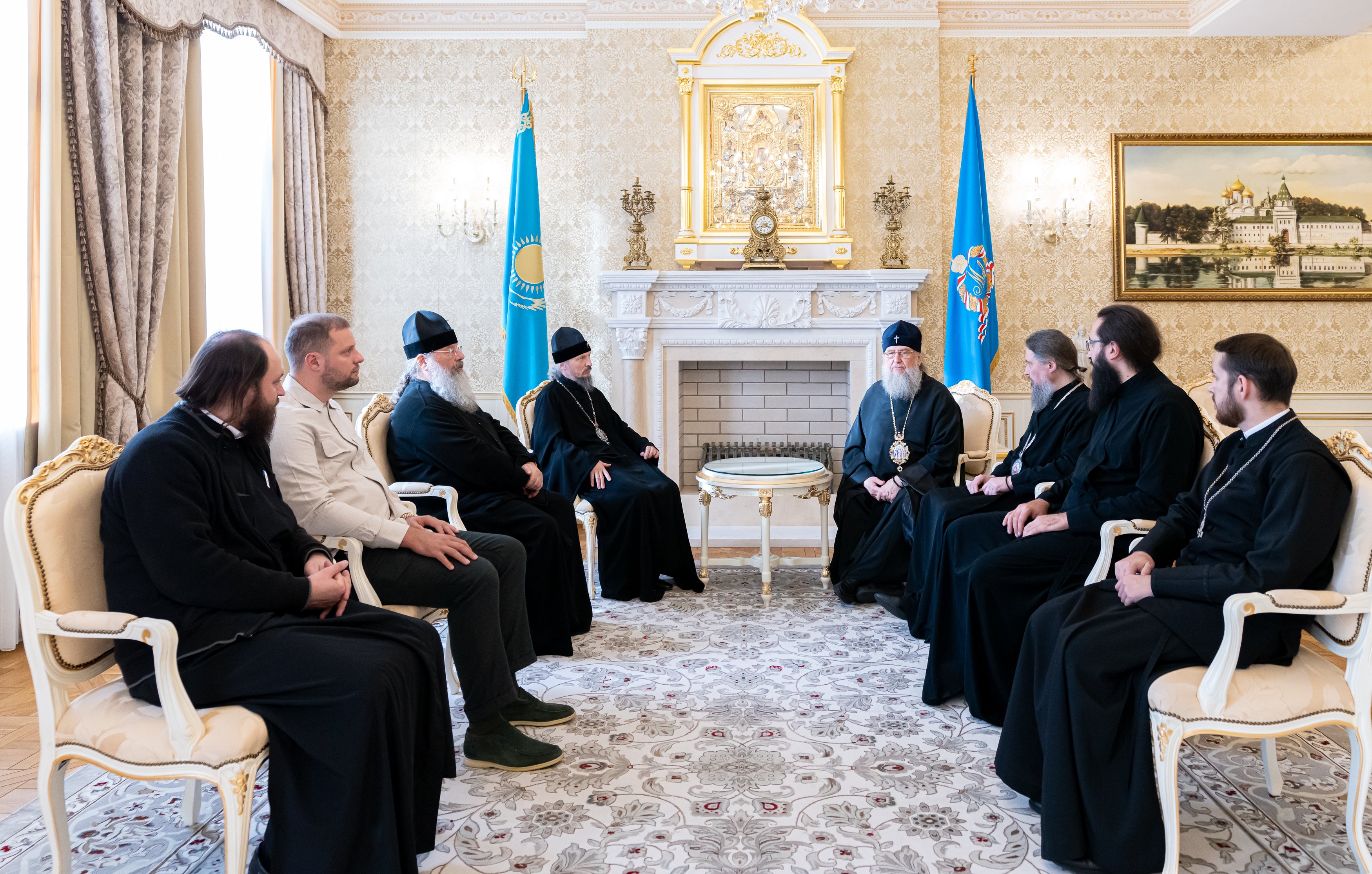 The Head of the Metropolitan District Met with Guests Who Arrived to Celebrate the 25th Anniversary of the Establishment of the Astana and Almaty Diocese