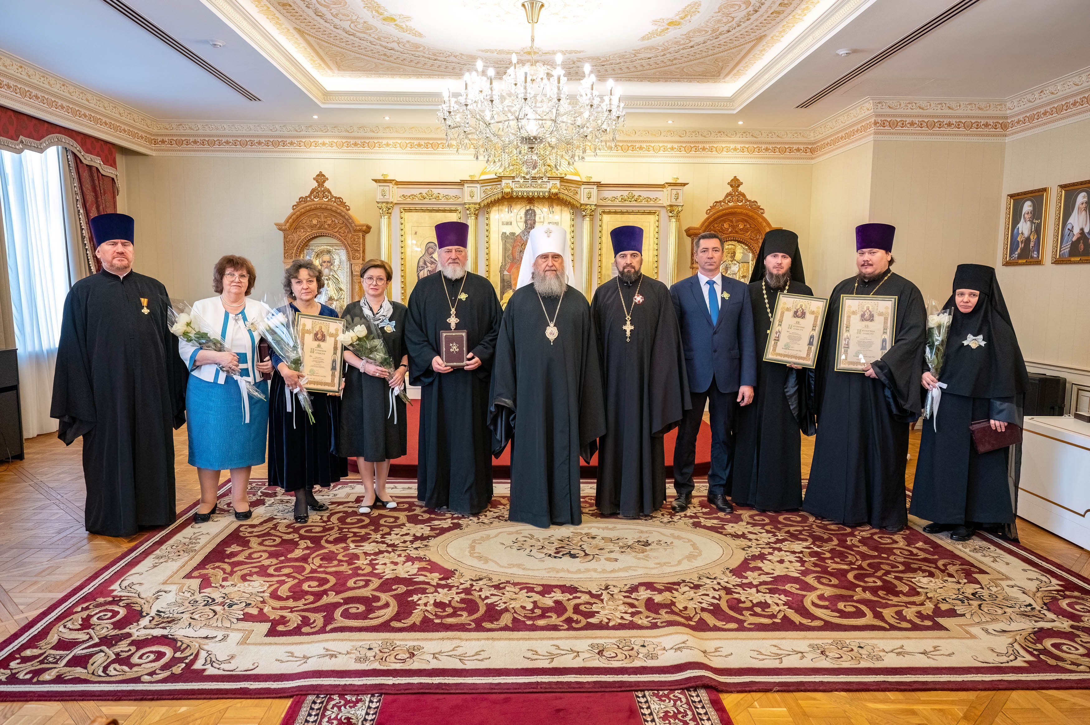 Clergy and Laity of the Almaty Diocese Honored with Church Awards for Personal Milestone Dates