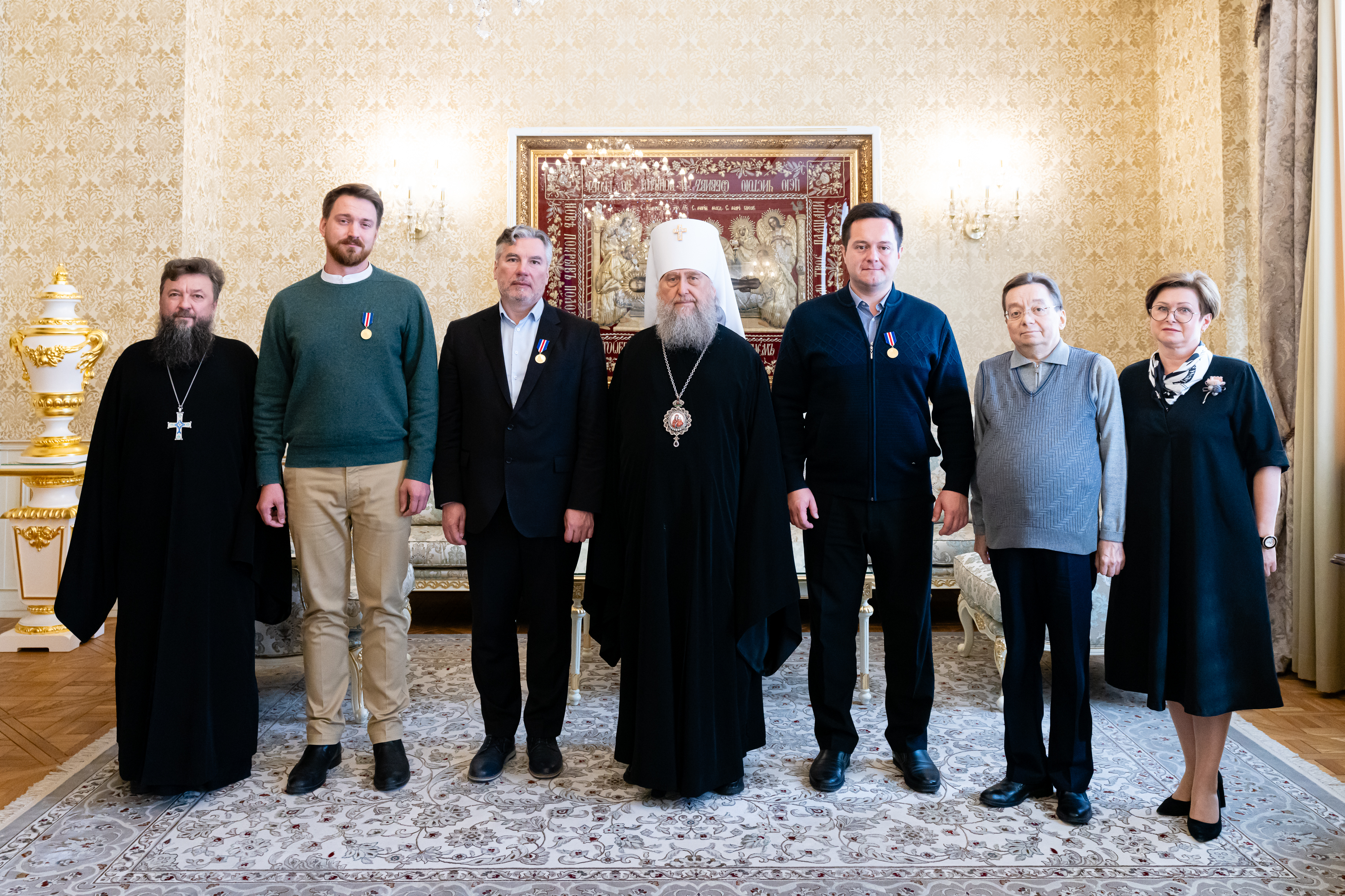 Metropolitan Alexander Awarded Church Honors to Participants of the Musical Forum Held in the Southern Capital