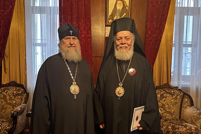 The Representative of the Patriarch of Antioch to the Patriarch of Moscow and All Russia Awarded an Order of the Kazakhstan Metropolitan District