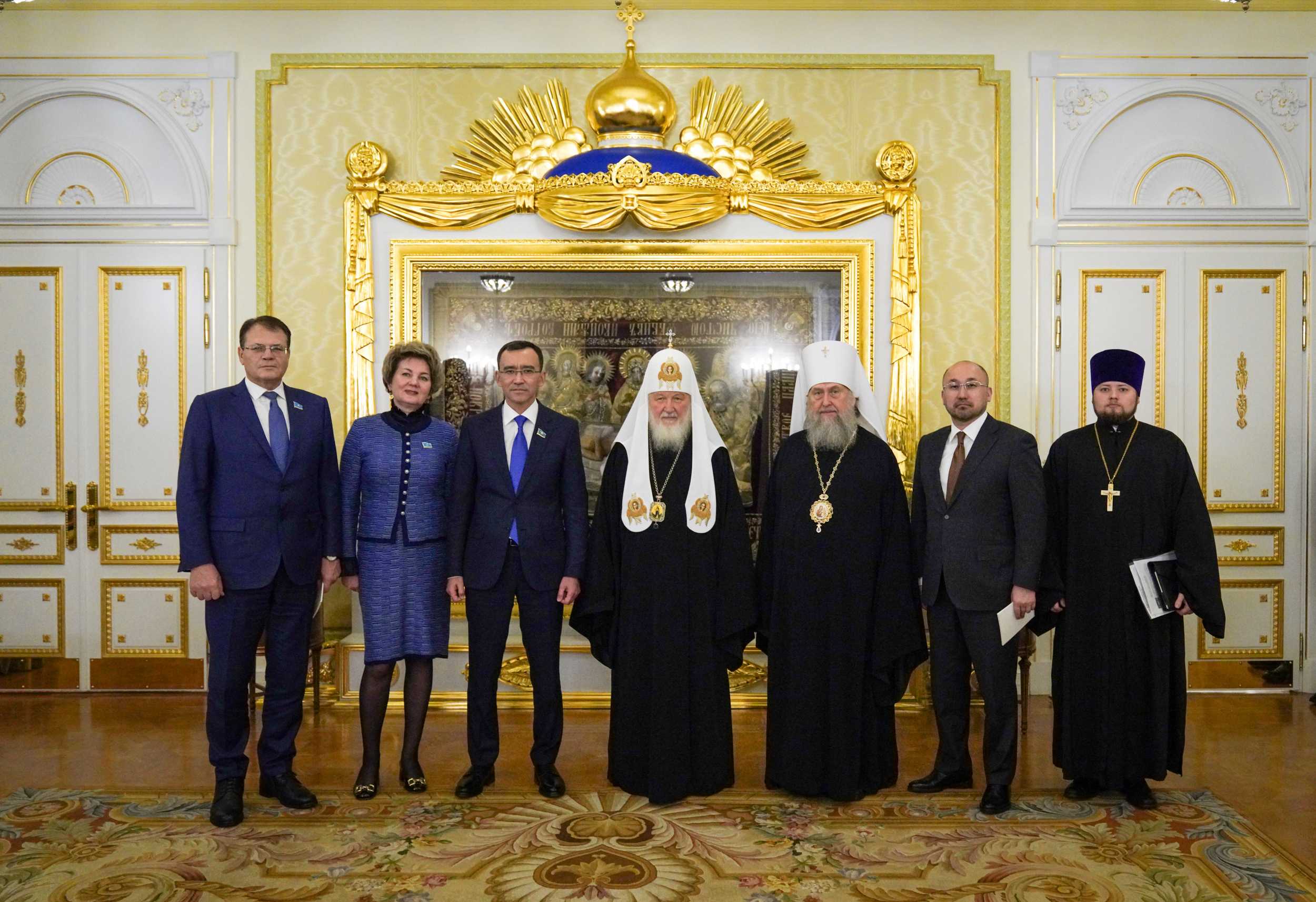 Metropolitan Alexander of Astana and Kazakhstan took part in the meeting of His Holiness Patriarch Kirill with the Chairman of the Senate of the Republic of Kazakhstan M.S. Ashimbayev