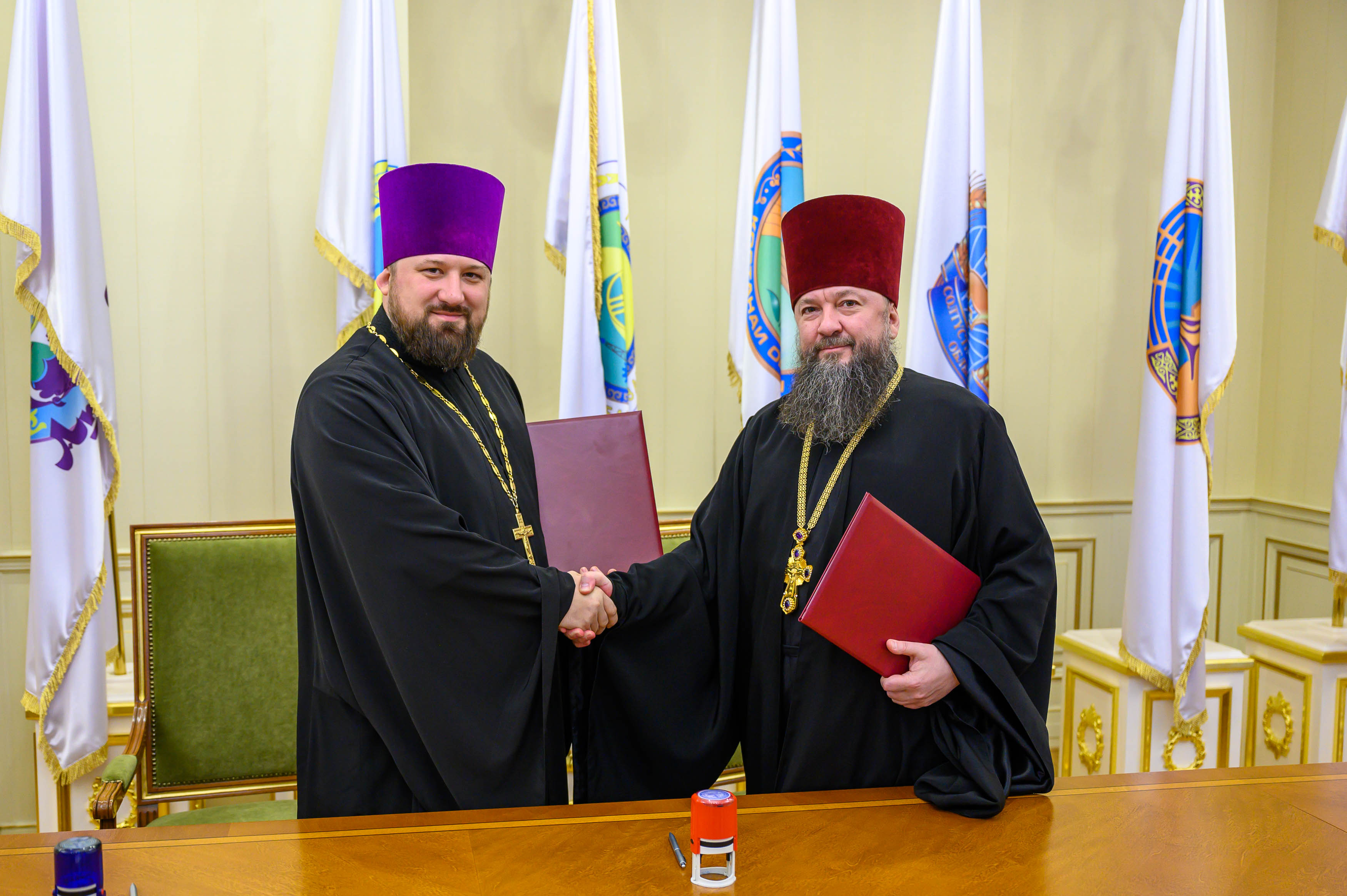 Agreement on Cooperation Signed Between Almaty and Orenburg Orthodox Theological Seminaries