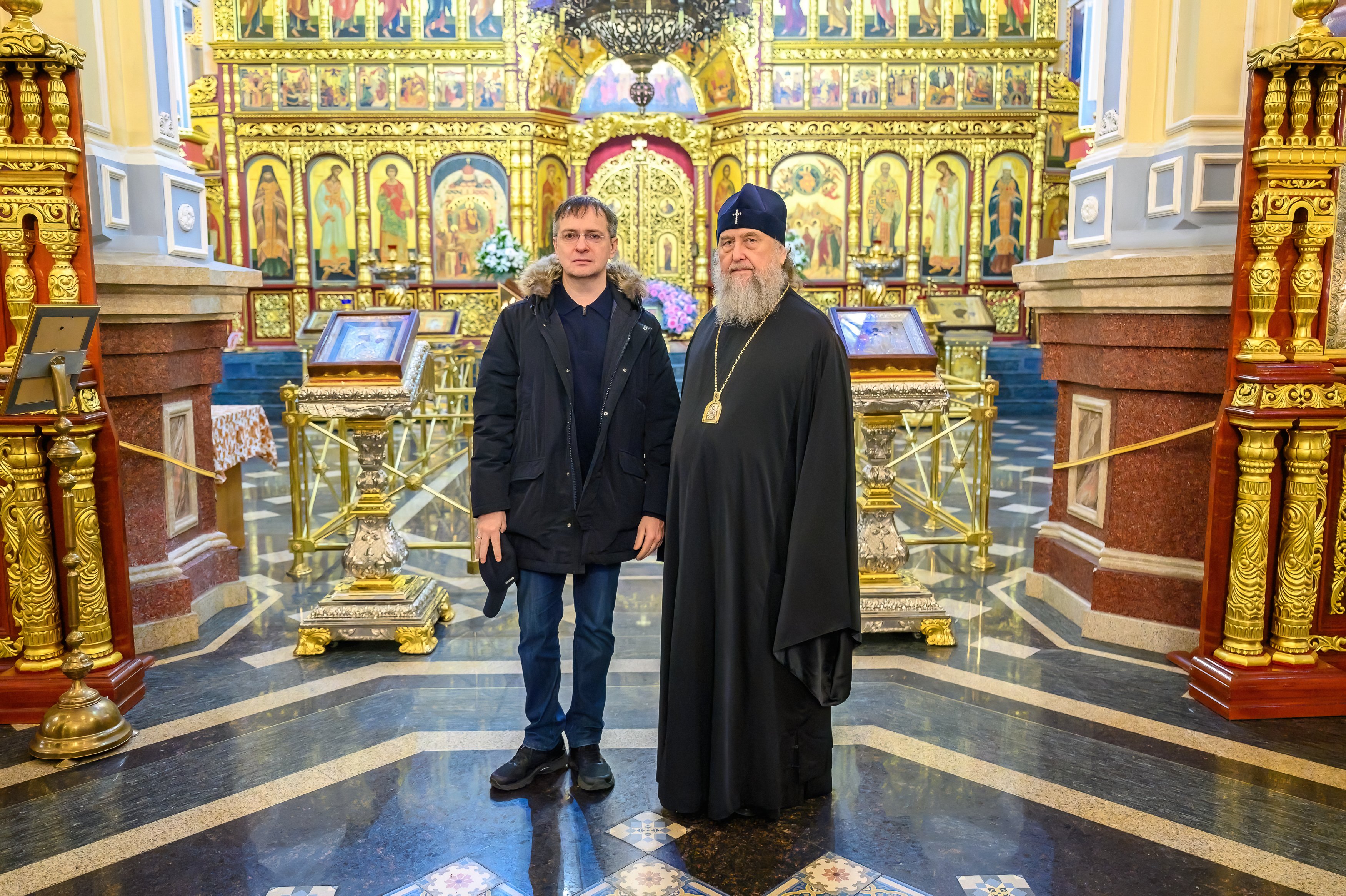 Assistant to the President of Russia, V.R. Medinsky, Visits the Ascension Cathedral in Almaty