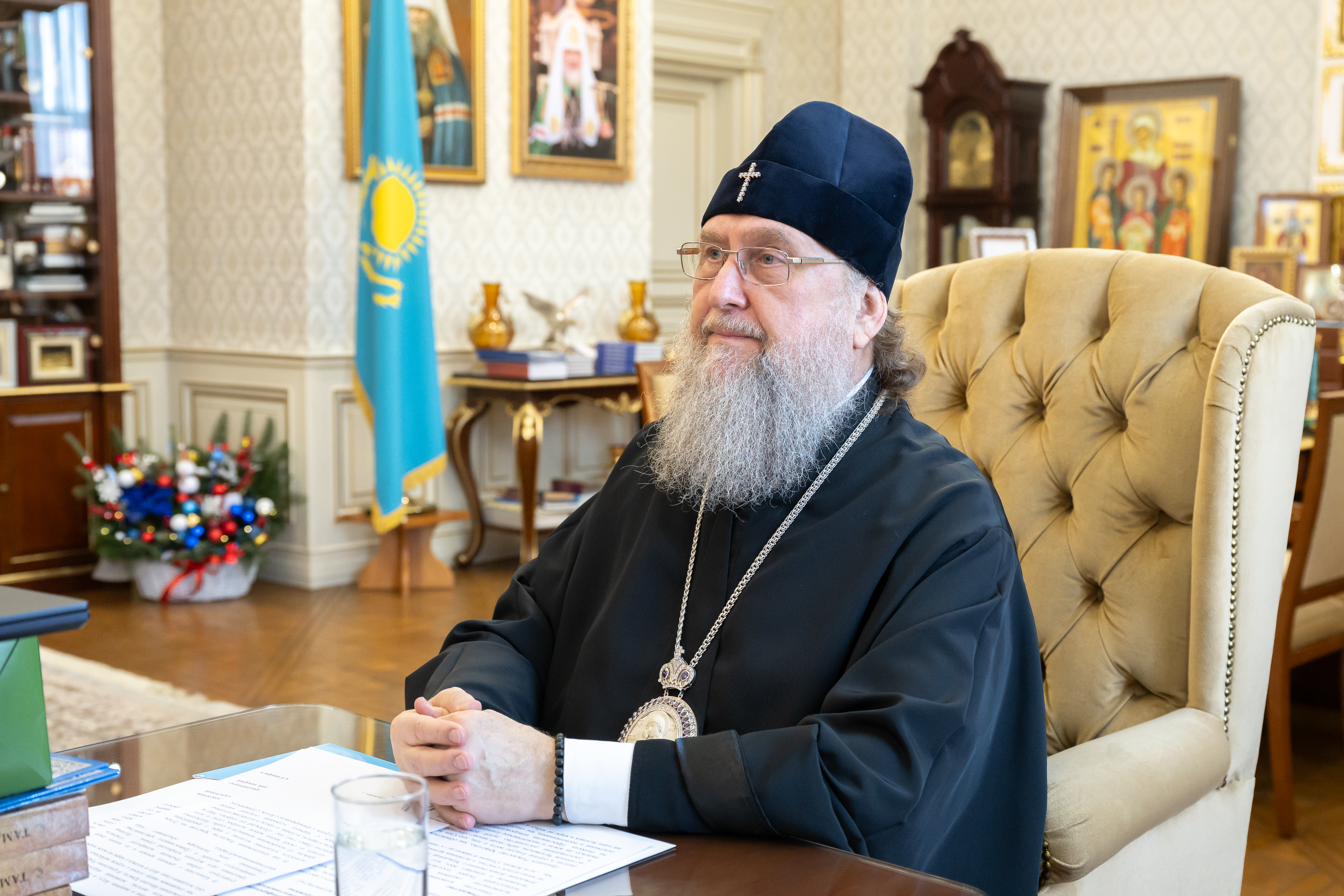 The Head of the Orthodox Church of Kazakhstan Held a Press Conference on the Upcoming Christmas Celebration