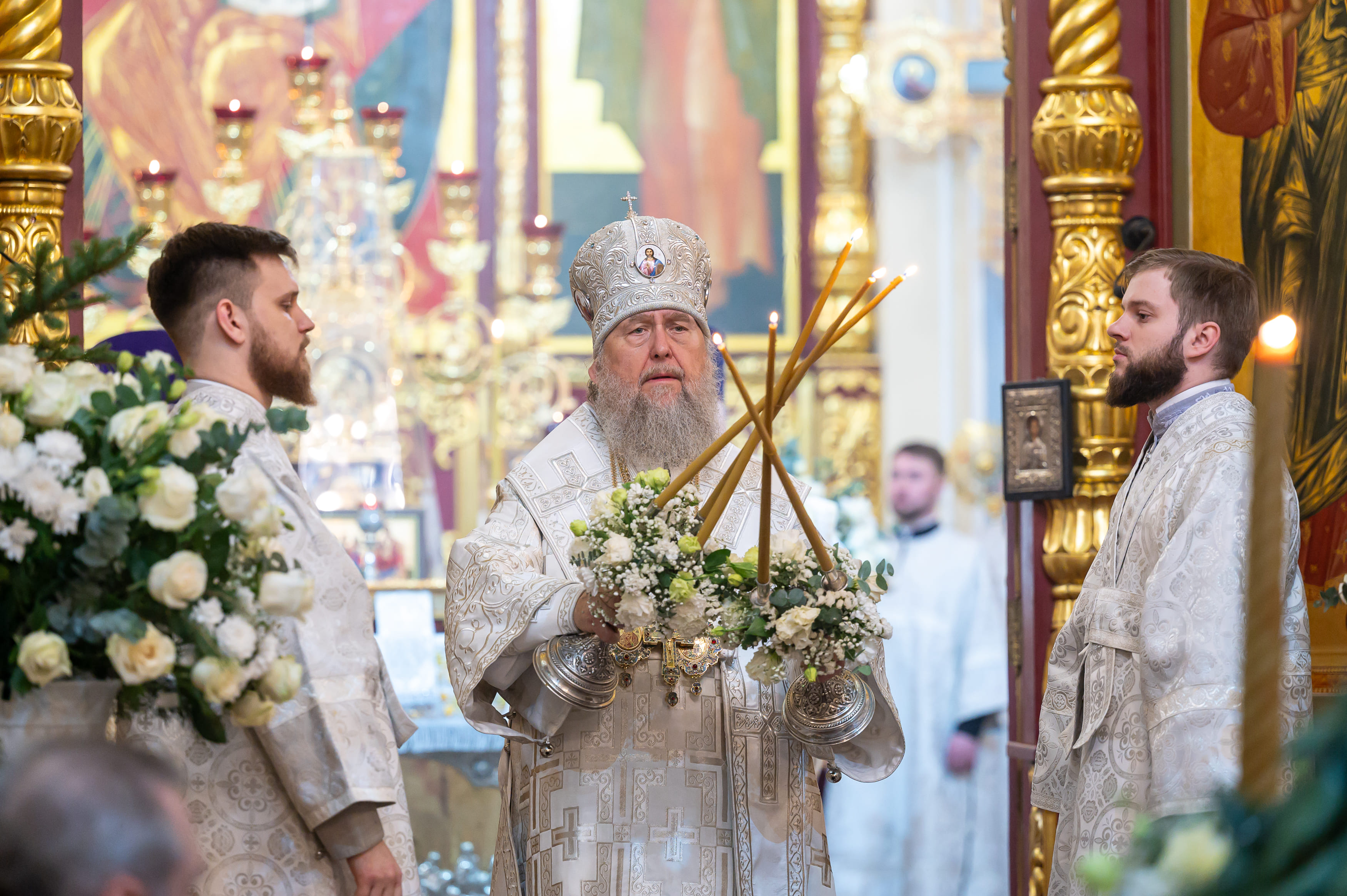 The Nativity of Our Lord, God, and Savior Jesus Christ. The Head of the Metropolitan District Conducts the Festive Liturgy at the Ascension Cathedral in the Southern Capital