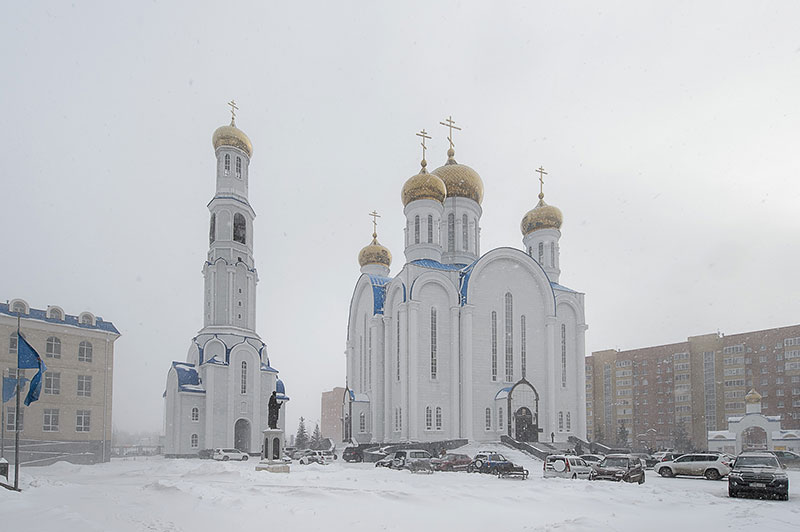 On the Sunday After the Nativity of Christ, the Head of the Metropolitan District Celebrated the Liturgy at the Dormition Cathedral in Kazakhstan’s Capital