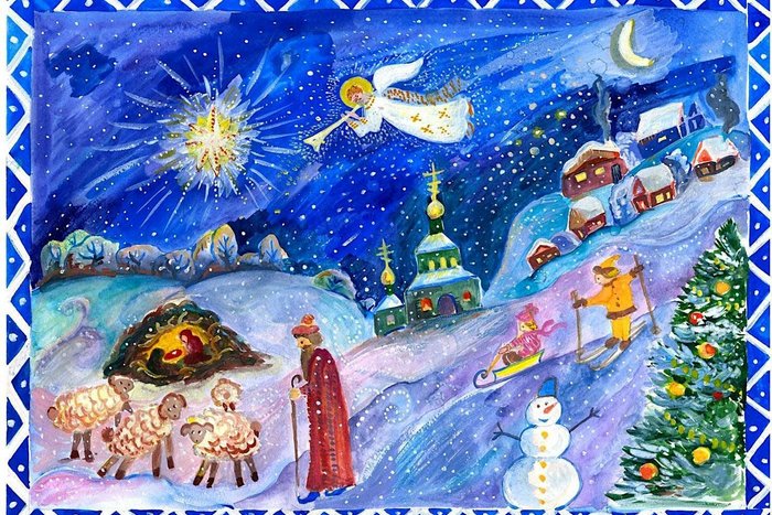 Commission on Educational Ministry of the Astana Diocese Concludes Online Christmas Children’s Art Contest