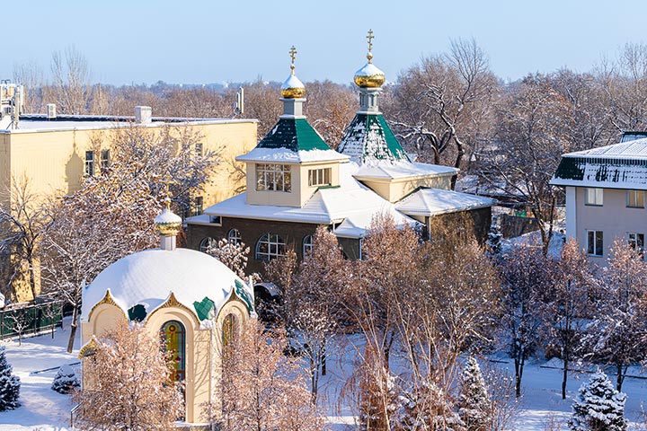 On the Feast Day of the Holy Apostle Timothy, the Head of the Metropolitan District Celebrated the Liturgy at the Matrona Church in Almaty