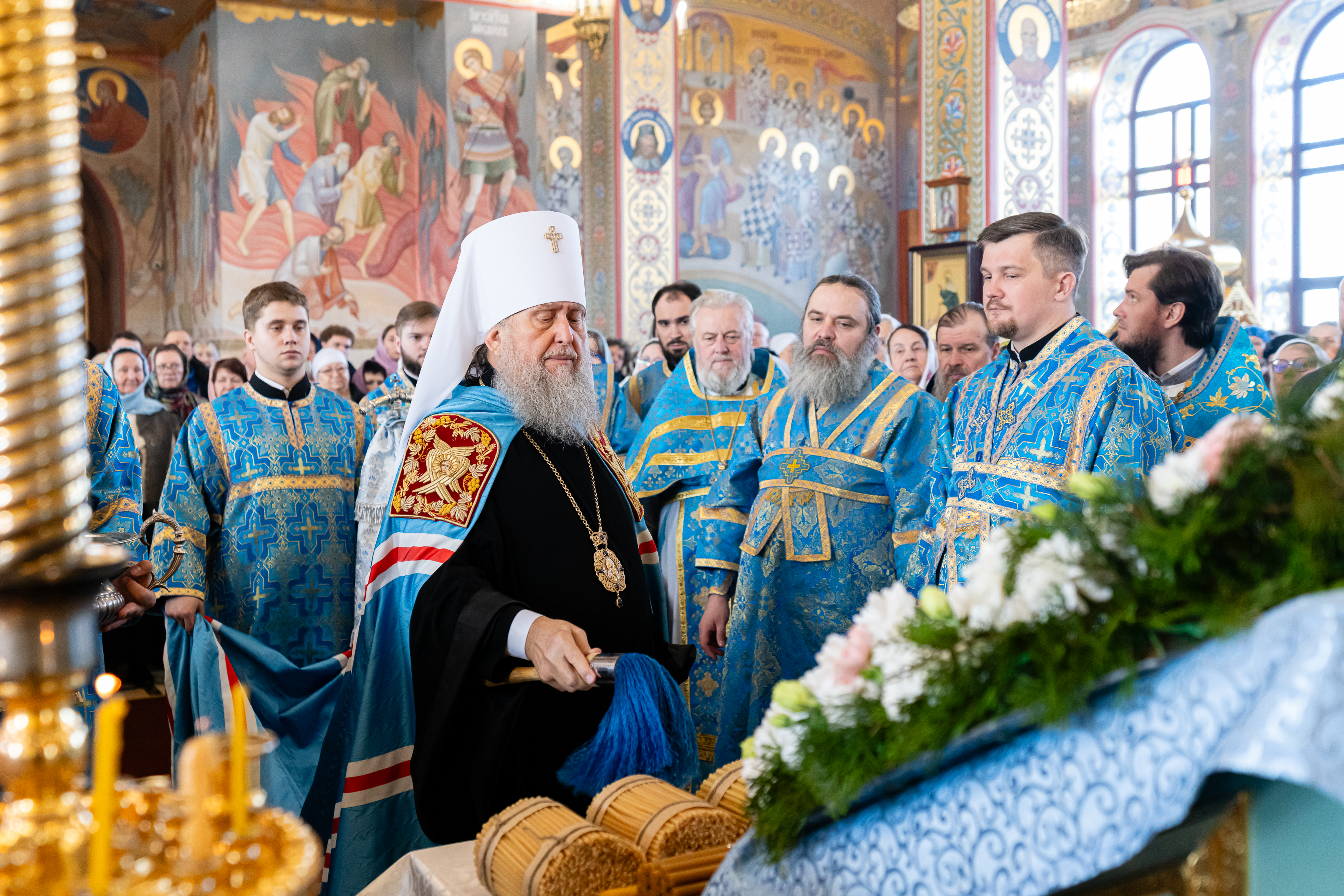 Feast of the Meeting of the Lord God and our Savior Jesus Christ. The head of the Metropolitan District celebrated the Liturgy in the Peter and Paul Church of the Southern capital, celebrating the 30th anniversary of its foundation