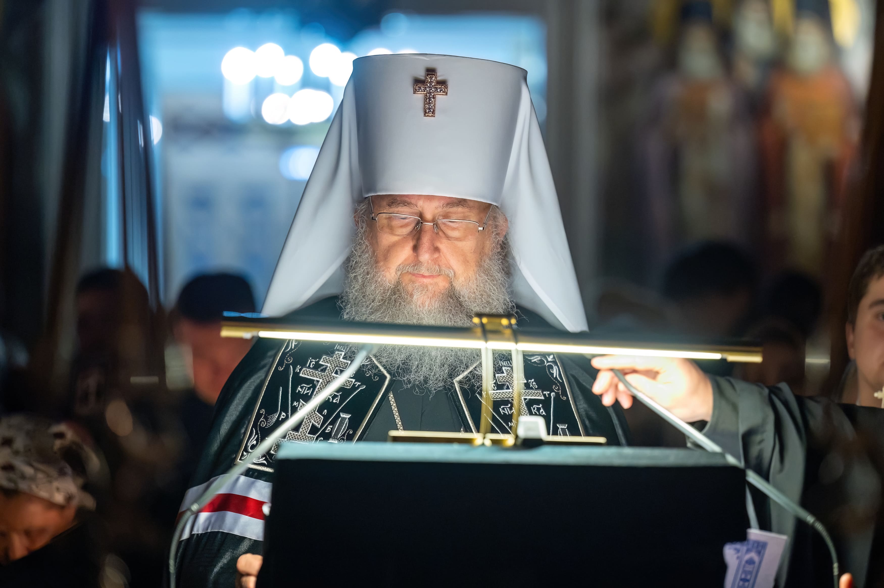 Metropolitan Alexander Performs the First Reading of the Penitential Canon of St. Andrew of Crete in the Great Lent of This Year