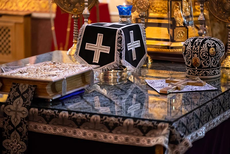 The Head of the Orthodox Church of Kazakhstan Celebrated the First Liturgy of the Presanctified Gifts in the Holy Forty Days (Great Lent)