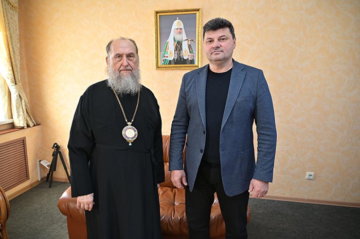 Митрополиттік округ Басшысының Рудный қаласының әкімі В.Н. Ионенкомен кездесуі өтті
