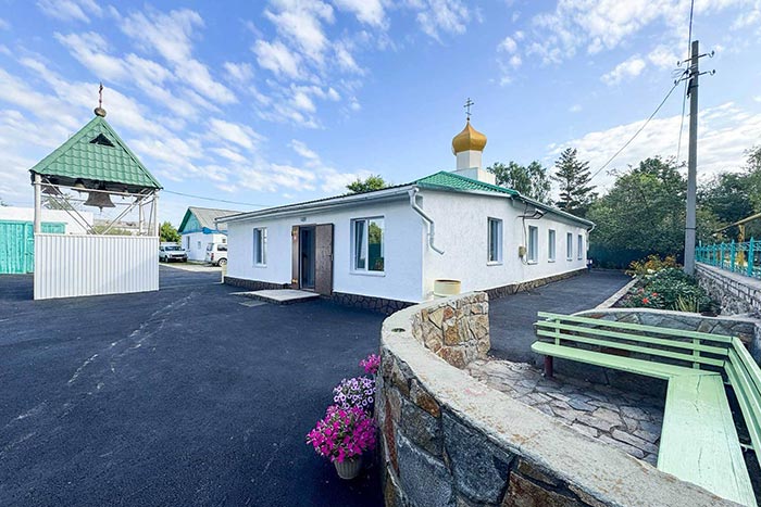 Secretary of the Kostanay Diocese performed the Lesser Blessing of Water and celebrated the Divine Liturgy at the Seraphim Church in the village of Karabalyk