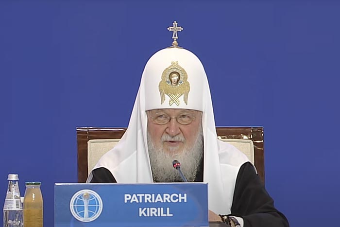 Қасиетті Патриарх Кирилл әлемдік және дәстүрлі діндер лидерлерінің VIII Съезінің жабылу салтанатына қатысты