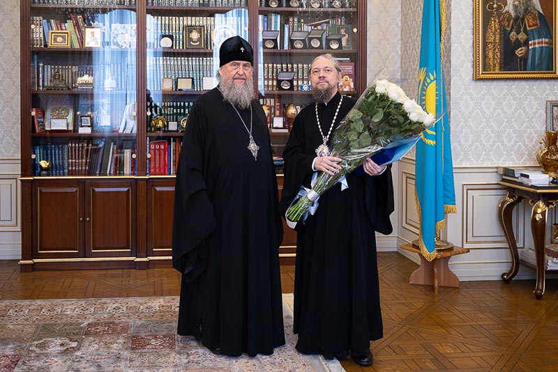 Metropolitan Alexander Congratulated Bishop Gennady of Kaskelen on the Fifteenth Anniversary of His Episcopal Consecration