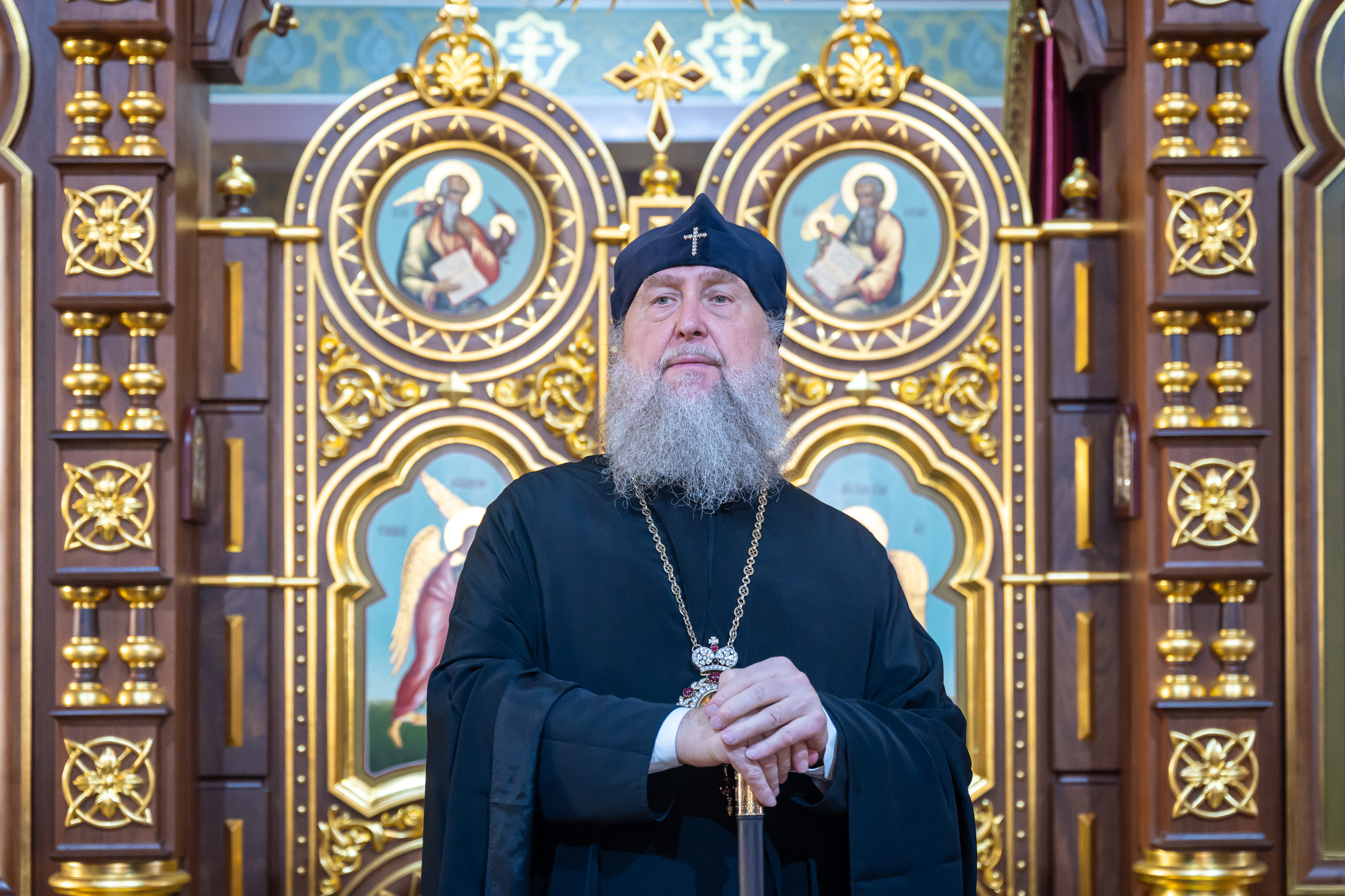 День памяти преподобномученицы Анастасии Римляныни. Митрополит Александр совершил Литургию в Матронинском храме Алма-Аты