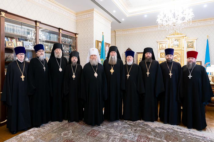 Митрополит Александр провел заседание епархиального совета Астанайской и Алма-Атинской епархии