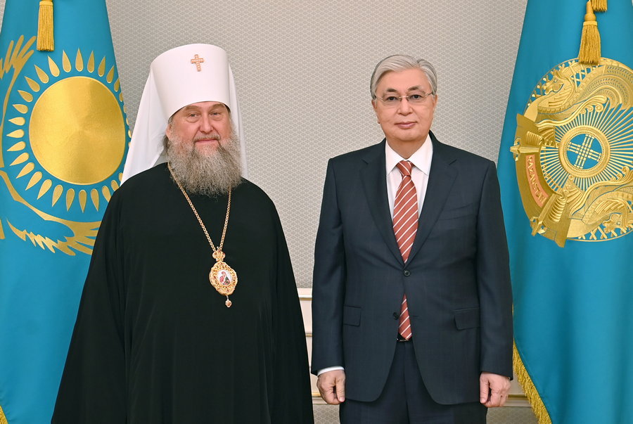 Metropolitan Alexander of Astana and Kazakhstan Congratulated the President of Kazakhstan K.-Zh.K. Tokayev on the Independence Day of the Republic