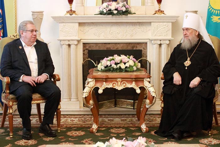 Benefactors of the Metropolitan District Awarded Decorations of the Orthodox Church of Kazakhstan