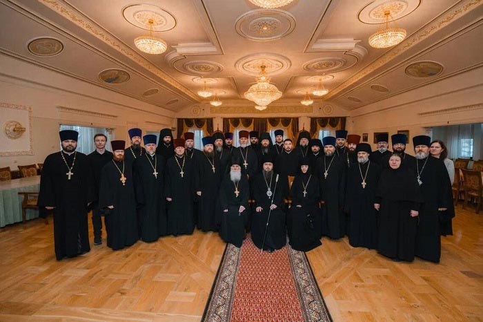 On 25 December 2025, in Uralsk, the annual diocesan assembly of the clergy of the Uralsk Diocese was held in the building of the diocesan administration, under the chairmanship of Bishop Vianor of Uralsk and Atyrau.