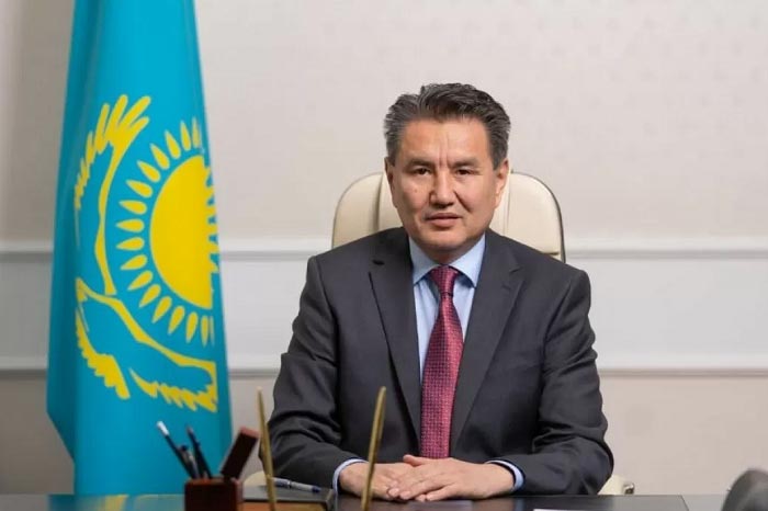 Congratulations on the Nativity of Christ from the Akim of East Kazakhstan Region N. A. Saktaganov to the Head of the Metropolitan District