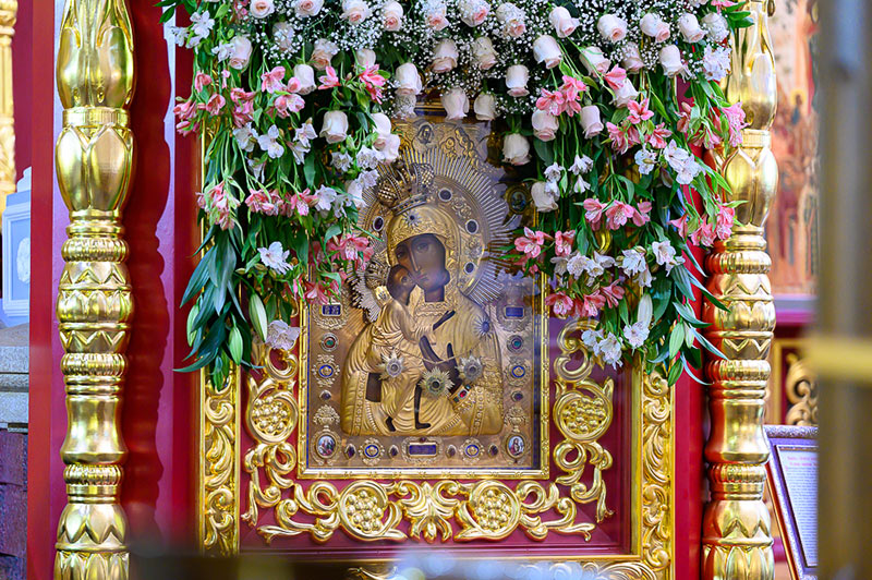 Address of Metropolitan Alexander of Astana and Kazakhstan on the occasion of the transfer to the Constantine and Helen Cathedral of the city of Kostanay of a copy of the wonderworking Feodorovskaya Icon of the Most Holy Theotokos