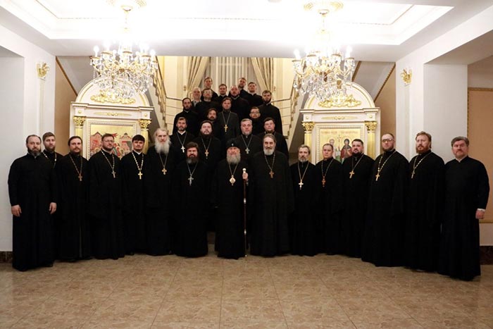 Глава Казахстанского Митрополичьего округа провел рабочее совещание с духовенством Астанайского благочиния