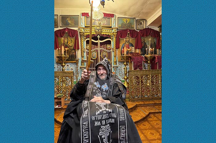 Митрополит Астанайский и Казахстанский Александр поздравил схиархимандрита Пахомия (Горошко) с 55-летием служения в священном сане