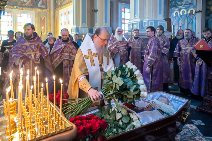 В Вознесенском кафедральном соборе Южной столицы состоялось отпевание Л.П. Миловановой